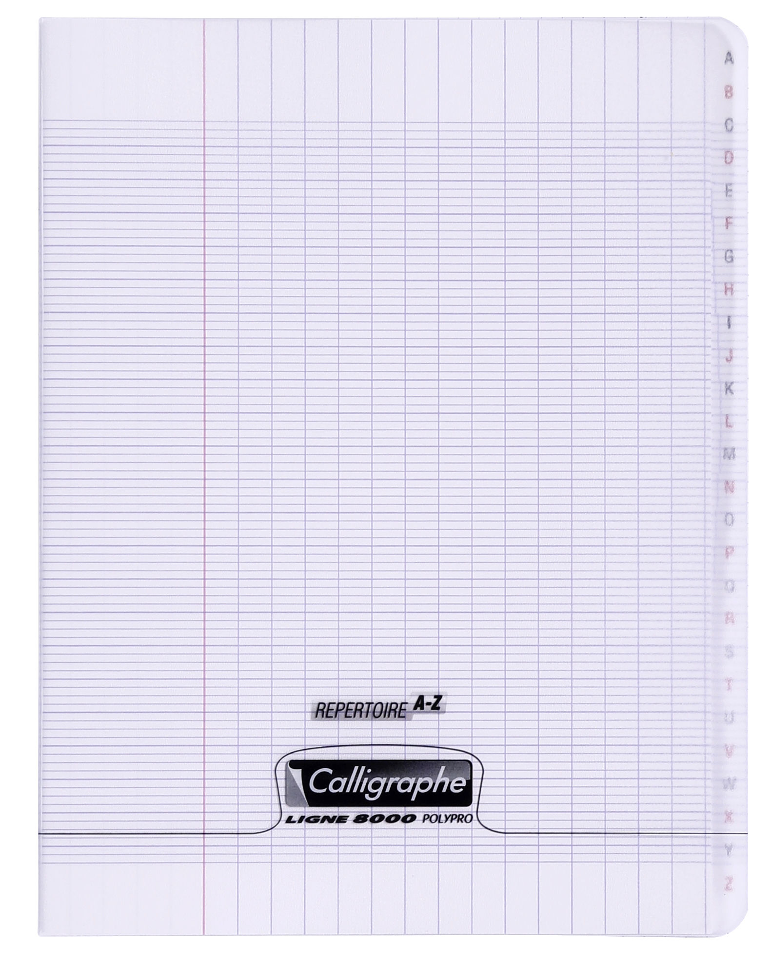 Répertoire piqué 8000 POLYPRO 17x22 cm 96 pages grands carreaux 90 g