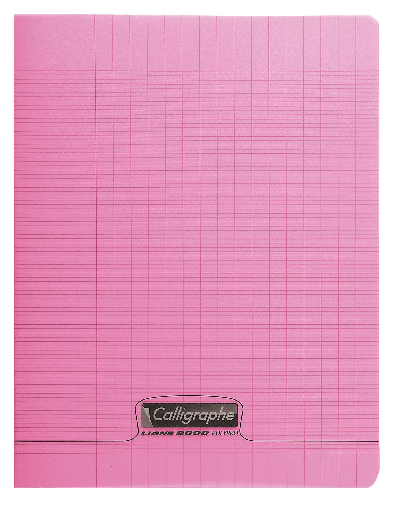 Cahier piqué 8000 POLYPRO 17x22 cm 96 pages grands carreaux 90 g