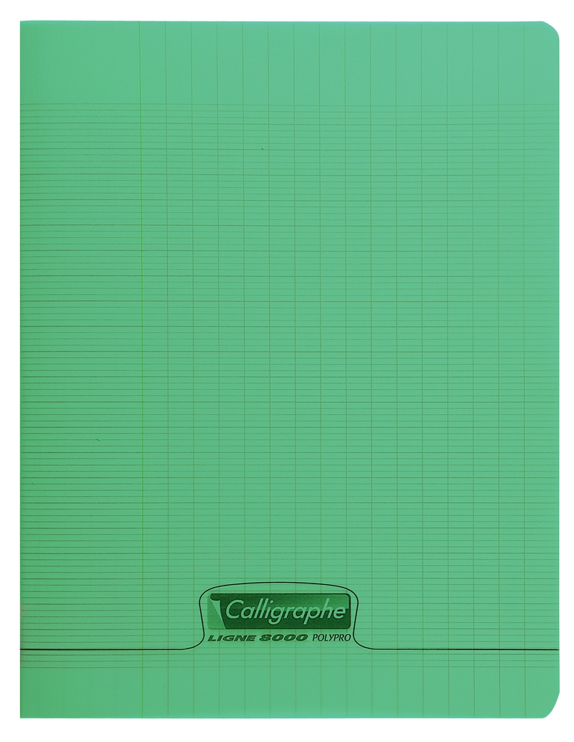 Cahier piqué 8000 POLYPRO 17x22 cm 96 pages grands carreaux 90 g