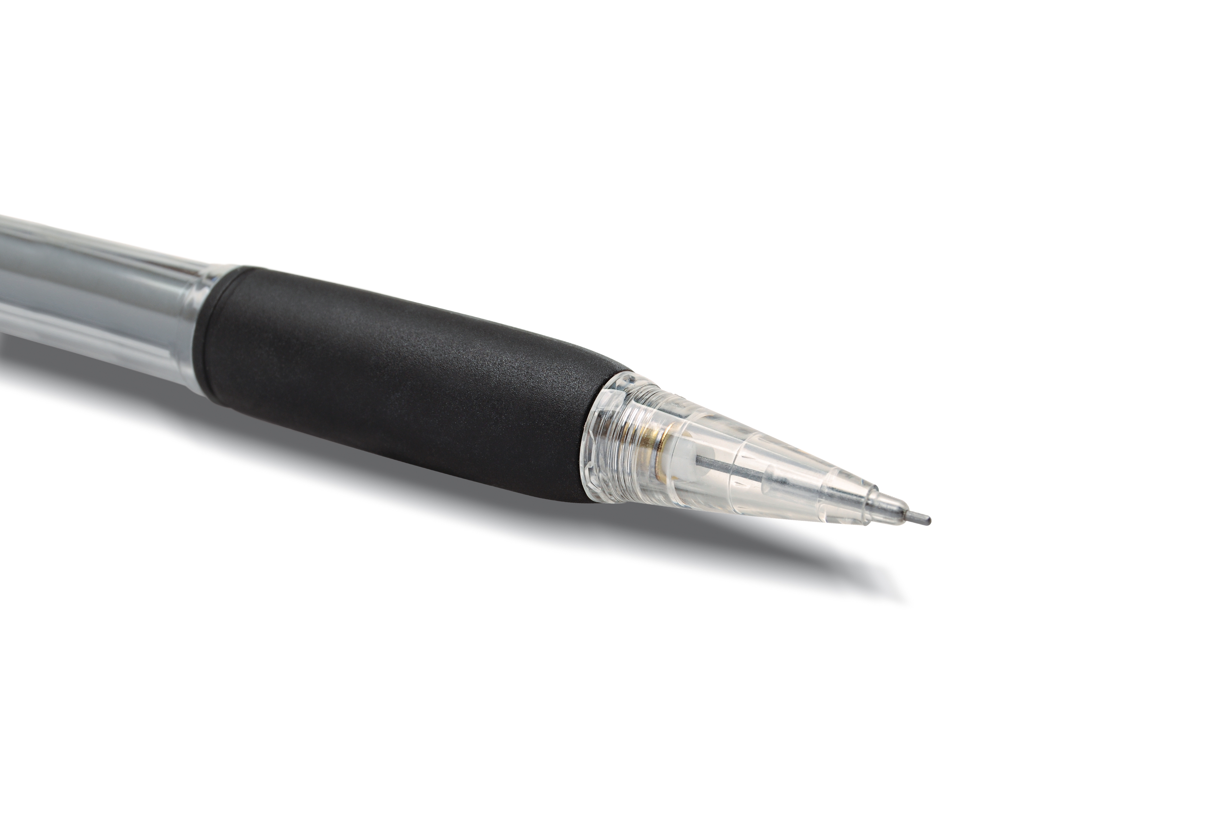 PENTEL Porte-mine 0,7 mm rechargeable corps plastique Noir grip caoutchouc couleur FIESTA