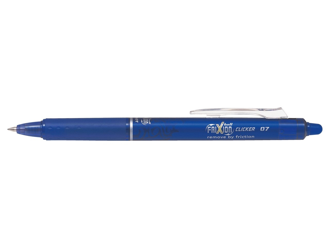 PILOT Evolutive Set de 4 rollers FriXion Clicker pointe moyenne 0,7mm. Encre gel.