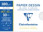 Pochette de Papier Dessin Blanc A3 10F 180g spéciale rentrée des classes