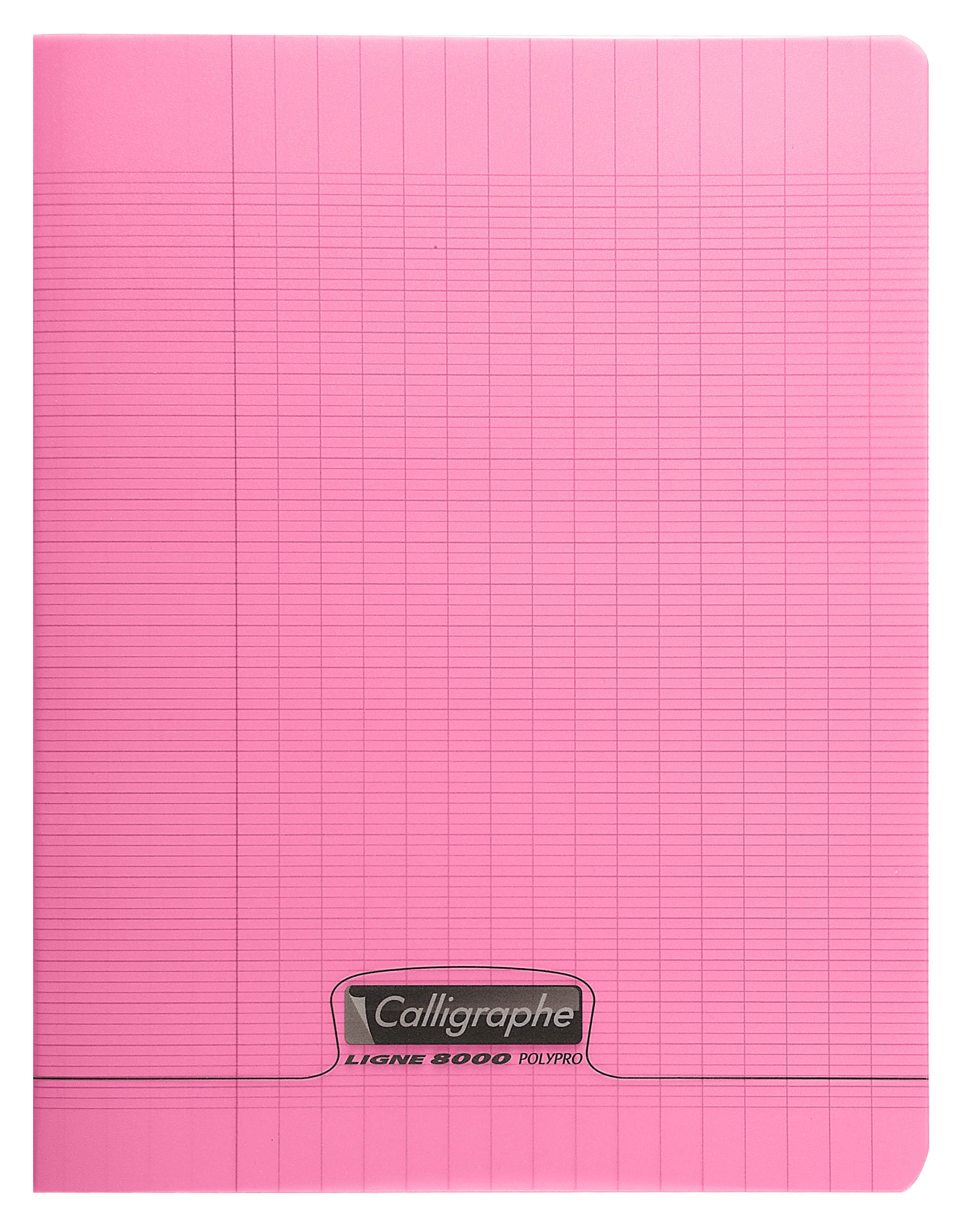 Cahier piqué 8000 POLYPRO 24x32 cm 48 pages grands carreaux 90 g