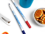 BIC Velleda 1721 Feutres pour Tableau Blanc Effaçables à Sec Pointe Conique Fine - Couleurs Assorties, Blister de 4