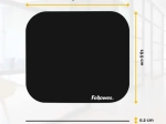 FELLOWES Tapis de souris économique Noir 58024