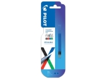 PILOT Lot de 2 recharges FriXion Ball 4 couleurs - Roller encre gel effaçable - Pointe fine
