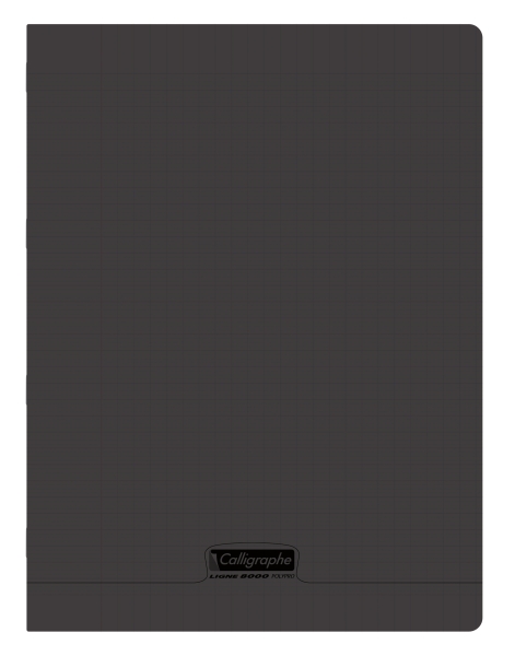 Cahier piqué 8000 POLYPRO 24x32 cm 96 pages grands carreaux 90 g