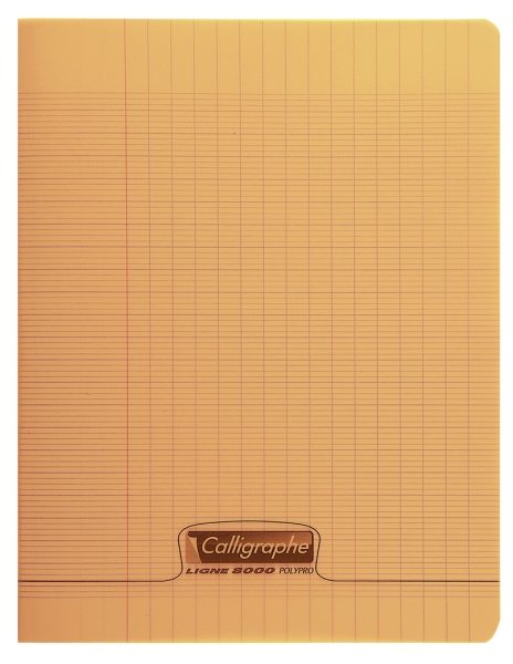 Cahier piqué 8000 POLYPRO 24x32 cm 48 pages grands carreaux 90 g