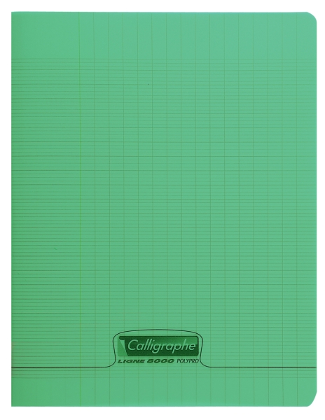 Cahier piqué 8000 POLYPRO 17x22 cm 96 pages grands carreaux 90 g