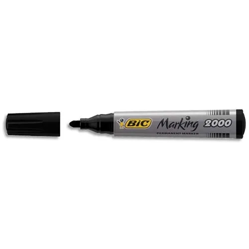 BIC Marking 2000 ECOlutions Marqueurs Permanents à Pointe Conique Moyenne